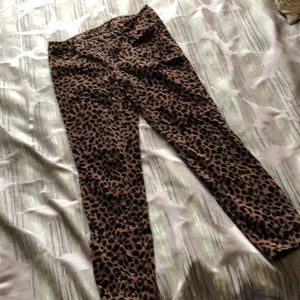 Loft Super Skinny Cheetah Print Pants